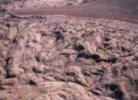 Slick Rocks -- Aerial view of Slick Rocks, the pioneers' path down from Gray Mesa. Lamont Crabtree Photo